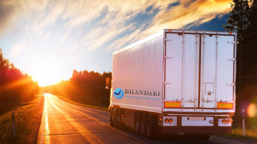 regular full load truck for south india north to south cargo service